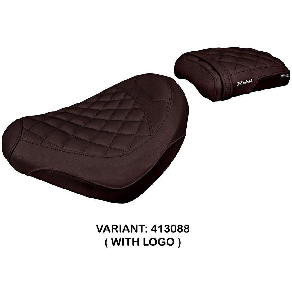 Housse de selle TPZ Italia spécifique pour Honda CMX 500 Rebel 2017-2025, modèle Kehra