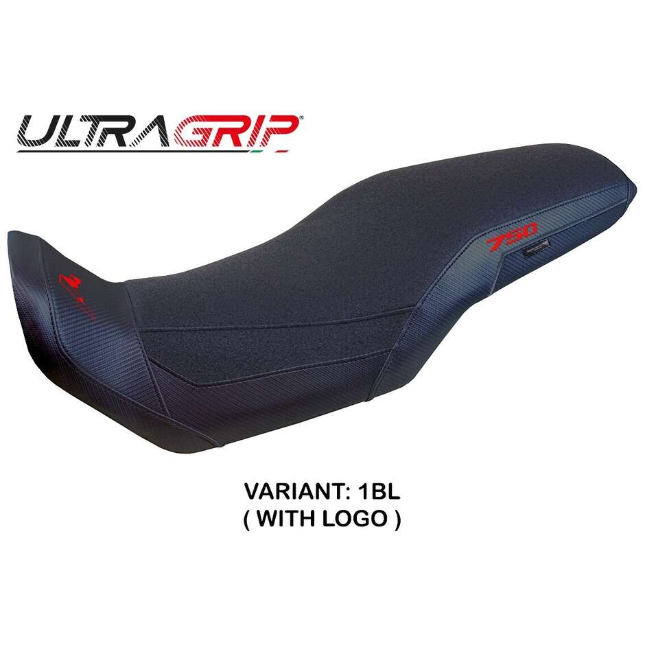 Housse de selle TPZ Italia spécifique pour Honda Transalp 750 2023-2025, modèle Malmö, Ultragrip