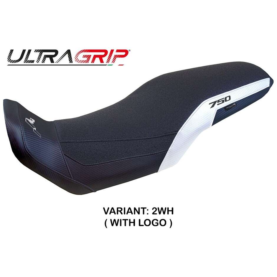 Housse de selle TPZ Italia spécifique pour Honda Transalp 750 2023-2025, modèle Malmö, Ultragrip