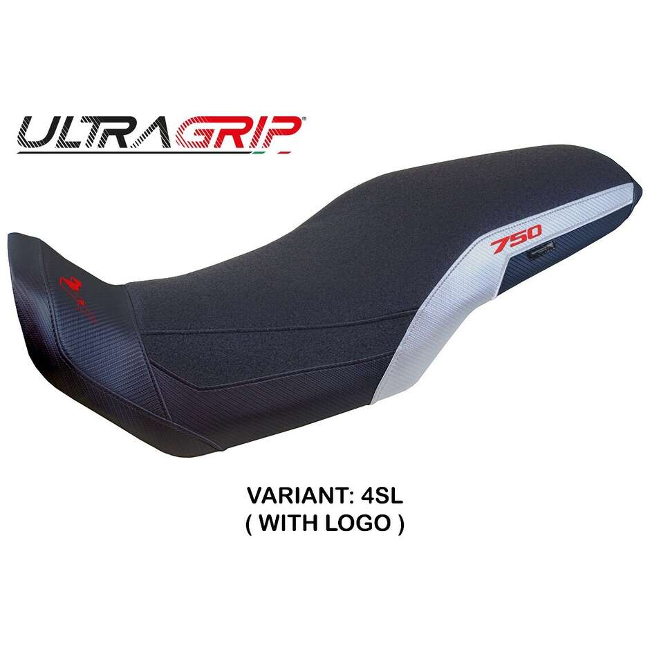 Housse de selle TPZ Italia spécifique pour Honda Transalp 750 2023-2025, modèle Malmö, Ultragrip