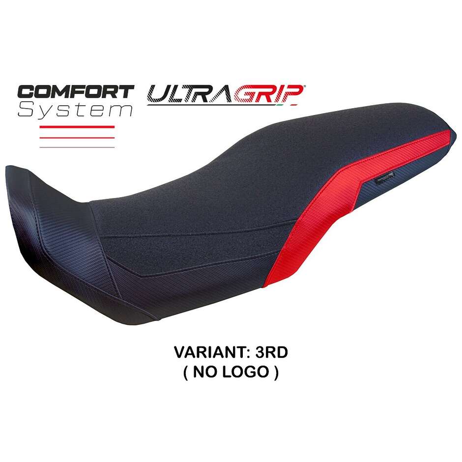 Housse de selle TPZ Italia spécifique pour Honda Transalp 750 (modèles 2023-2025), système de confort Malmö Ultragrip