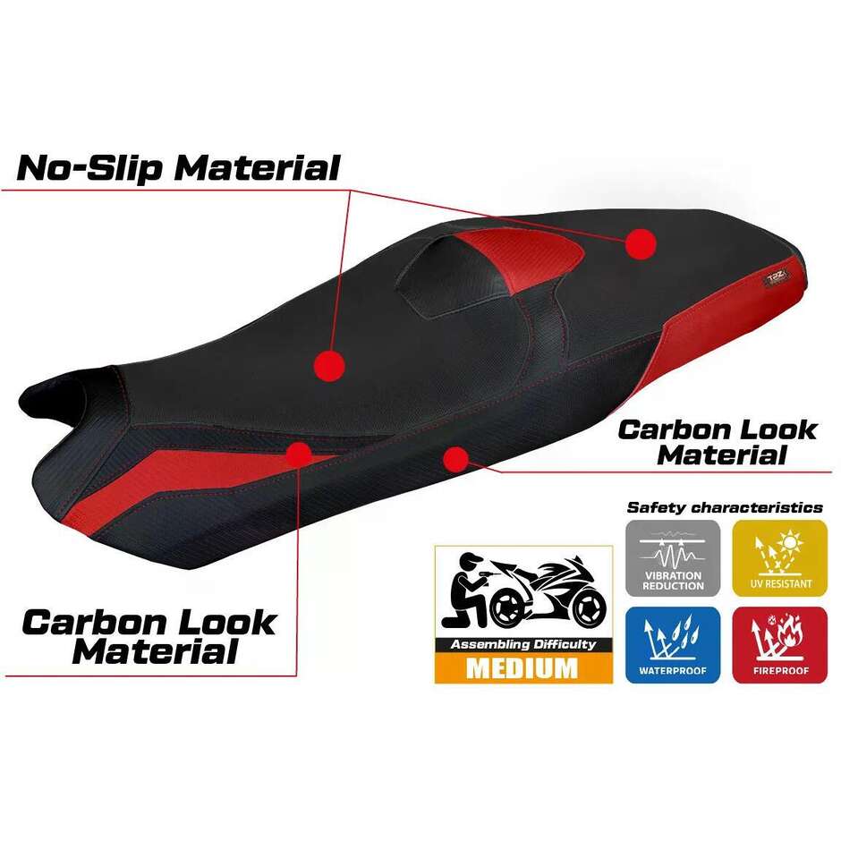 Housse de selle TPZ Italia spécifique pour Honda X-ADV 2021-2024, modèle Fukui