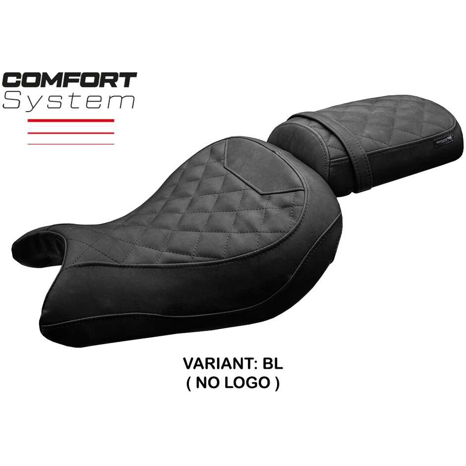 Housse de selle TPZ Italia spécifique pour Kawasaki Eliminator 500, modèle 2024-2025, système de confort Mutsu