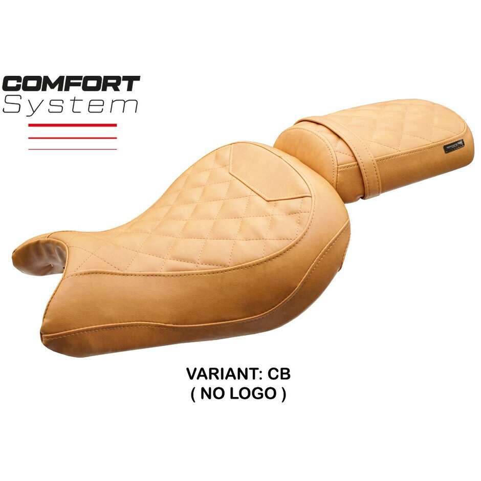 Housse de selle TPZ Italia spécifique pour Kawasaki Eliminator 500, modèle 2024-2025, système de confort Mutsu