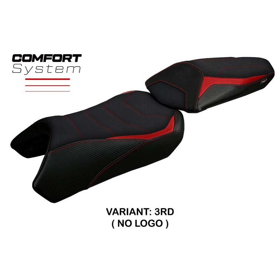 Housse de selle TPZ Italia spécifique pour Kawasaki Ninja 1000 / 1000 SX (modèles 2020-2024) - Système de confort Arusha