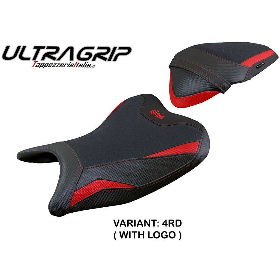 Housse de selle TPZ Italia spécifique pour Kawasaki Ninja 250 (modèles 2018-2019) Rainha Ultragrip