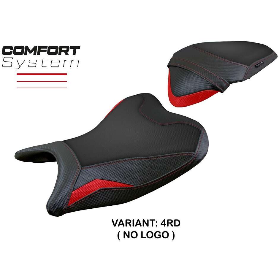 Housse de selle TPZ Italia spécifique pour Kawasaki Ninja 400 (modèles 2018-2023), système de confort Ribera