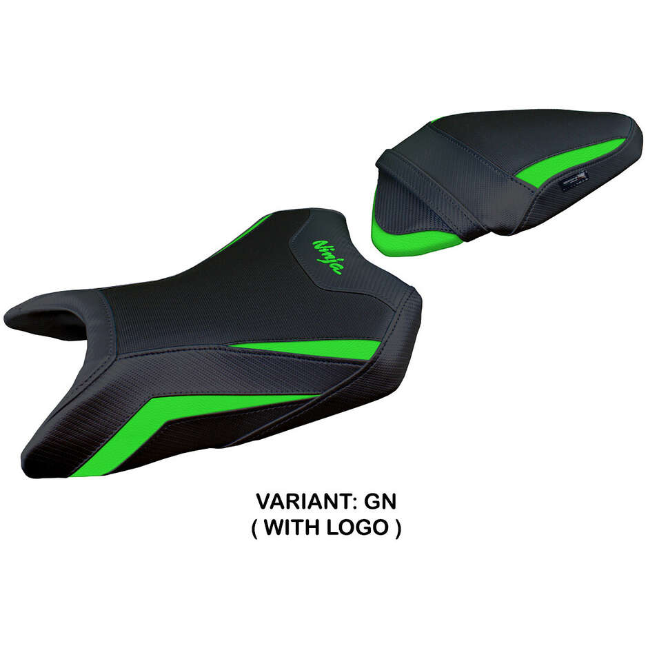 Housse de selle TPZ Italia spécifique pour Kawasaki Ninja 500 2024-2025, modèle Arlon
