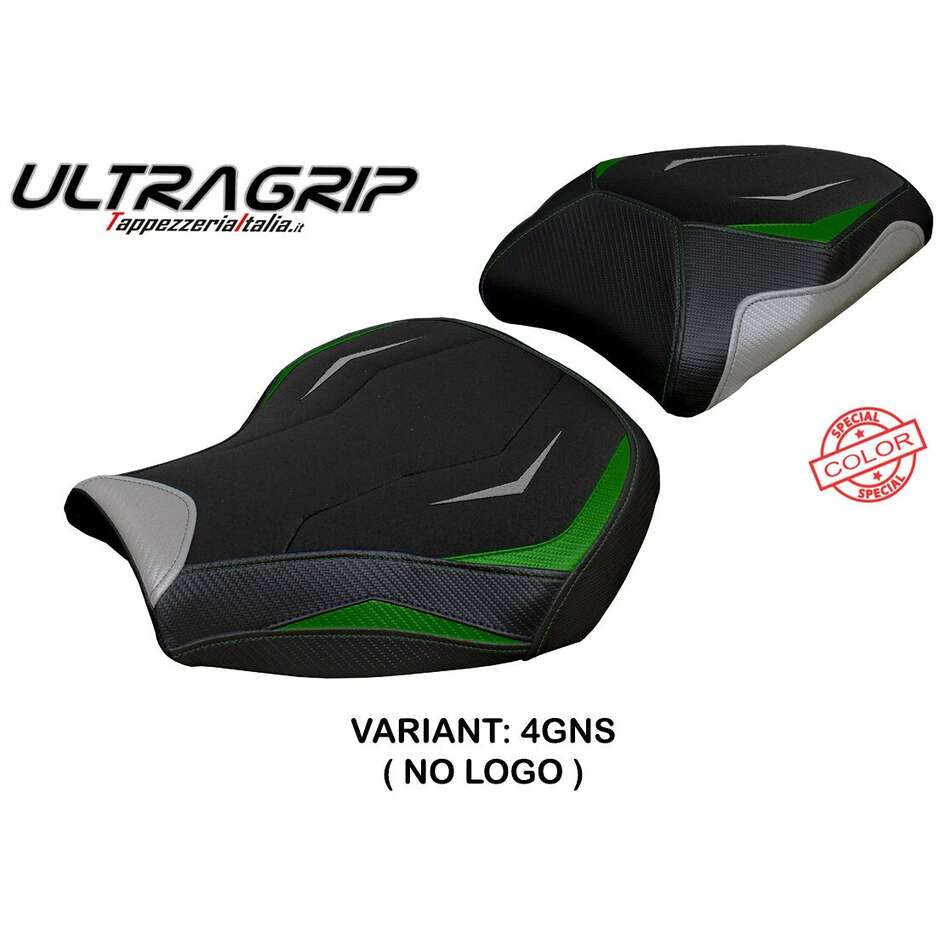 Housse de selle TPZ Italia spécifique pour Kawasaki Ninja H2 1000 SX (modèles 2018-2025) Moniz Ultragrip