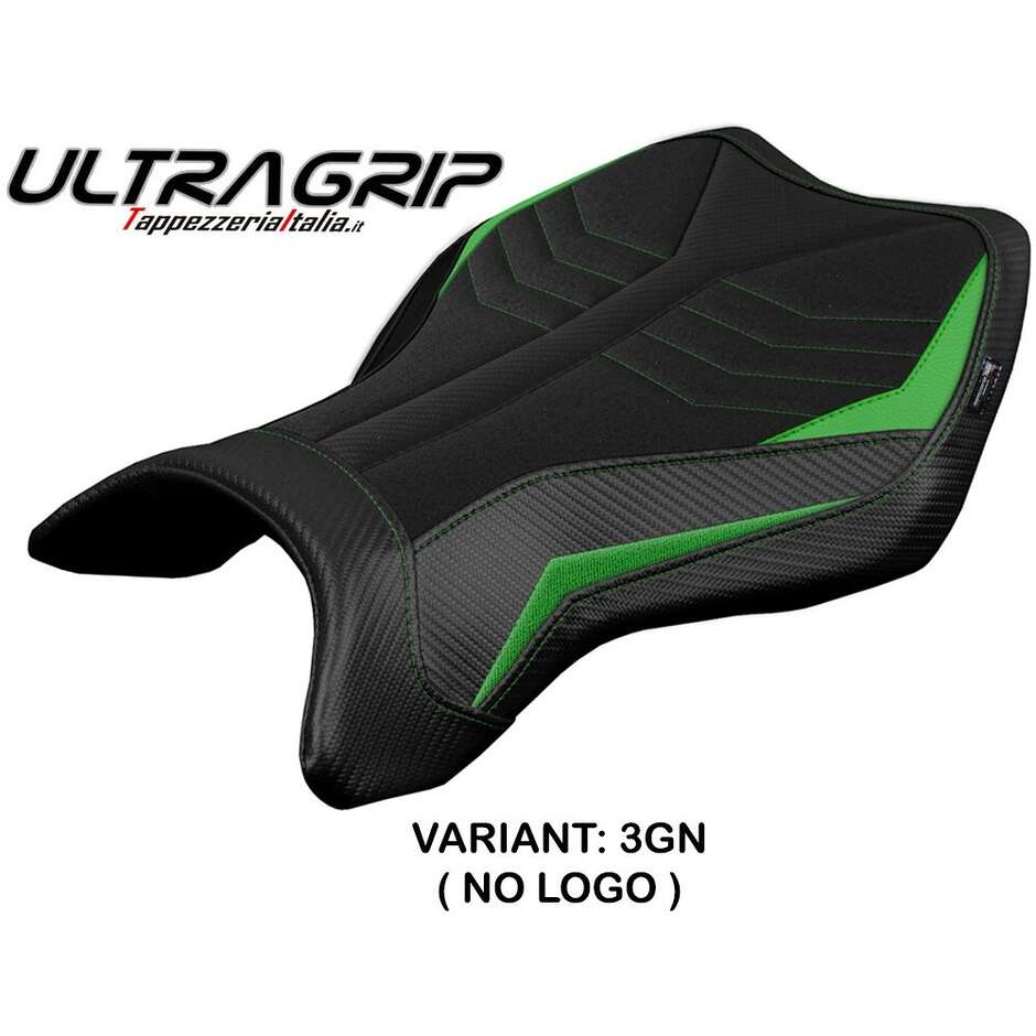Housse de selle TPZ Italia spécifique pour Kawasaki Ninja H2 R (modèles 2015-2025) MadMax Ultragrip