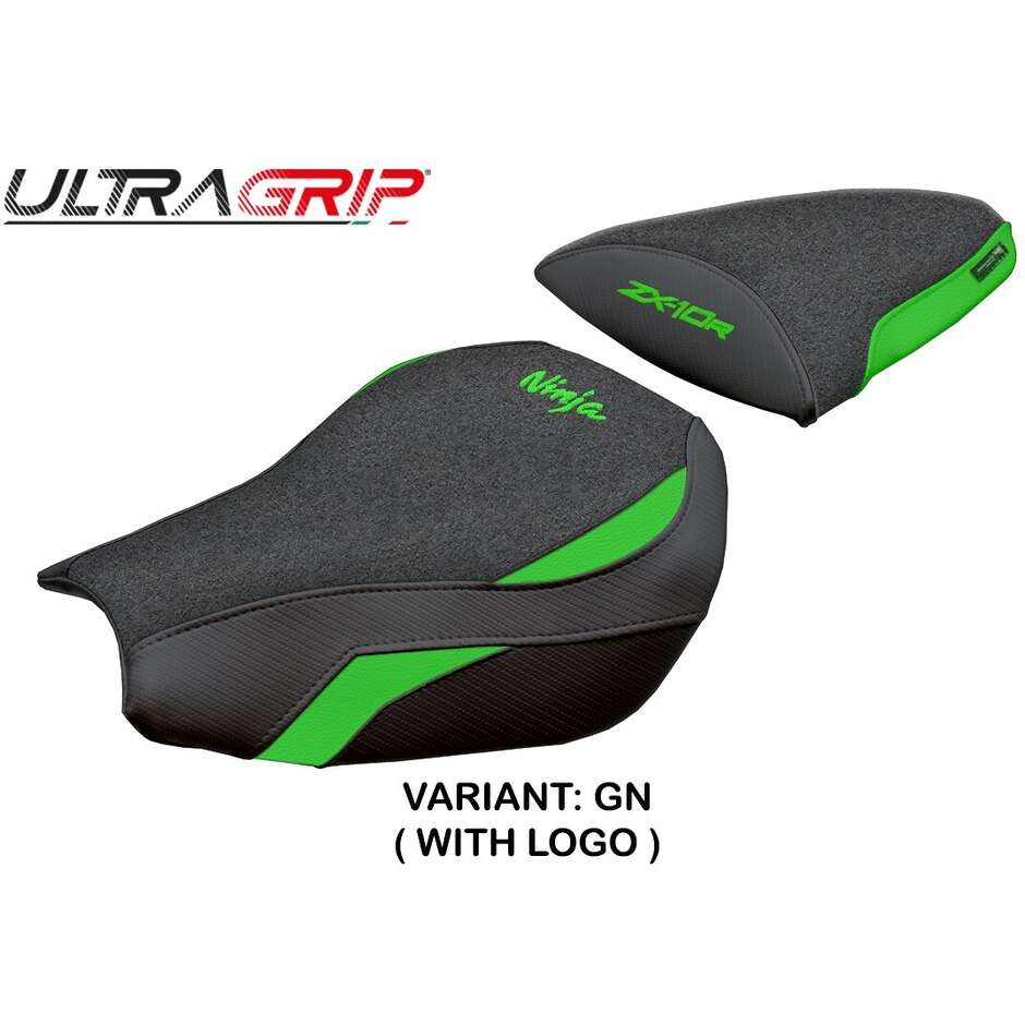 TPZ Italia Seat Cover Specific for Kawasaki Ninja ZX 10 R 2006-2007 Goku Ultragrip Model