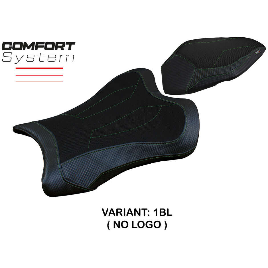 Housse de selle TPZ Italia spécifique pour Kawasaki Ninja ZX 10 R 2021-2025, modèle Dexter Comfort System