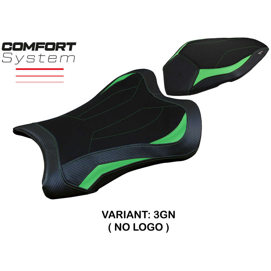 Housse de selle TPZ Italia spécifique pour Kawasaki Ninja ZX 10 R 2021-2025, modèle Dexter Comfort System