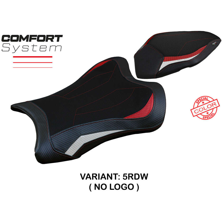 Housse de selle TPZ Italia spécifique pour Kawasaki Ninja ZX 10 R 2021-2025, modèle Dexter Comfort System