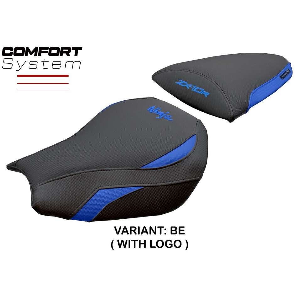 Housse de selle TPZ Italia spécifique pour Kawasaki Ninja ZX 10 R modèle 2006-2007, système de confort Goku
