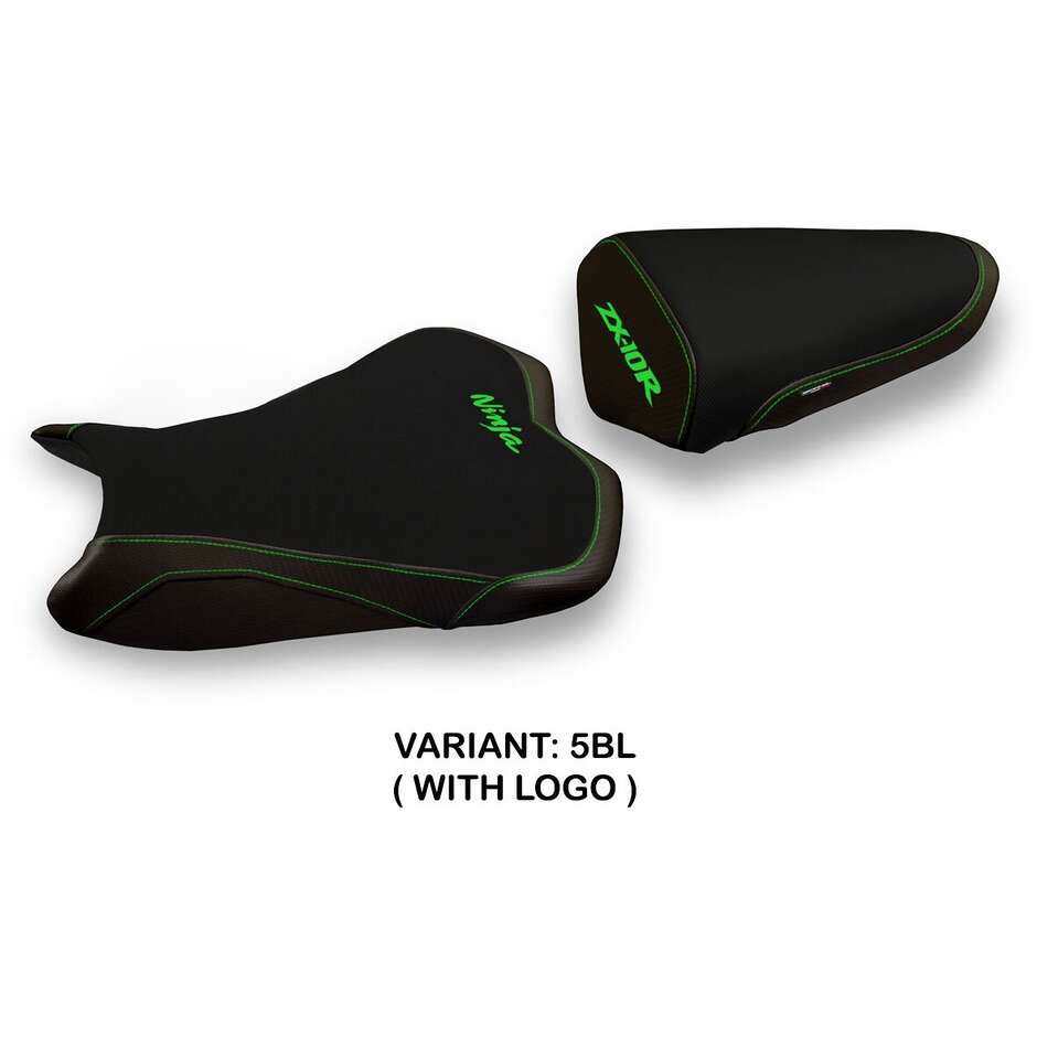 Housse de selle TPZ Italia spécifique pour Kawasaki Ninja ZX 10 R modèle 2008-2010 Seul 1