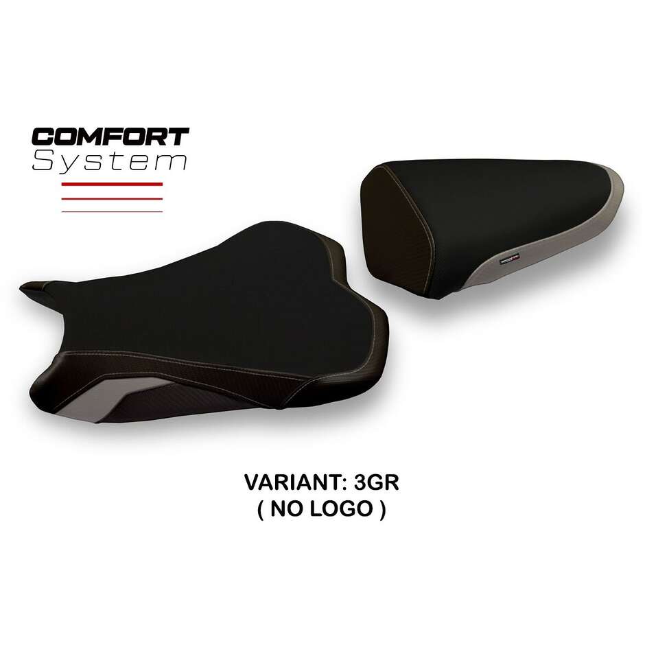 Housse de selle TPZ Italia spécifique pour Kawasaki Ninja ZX 10 R (modèles 2008-2010), système de confort Agra 2