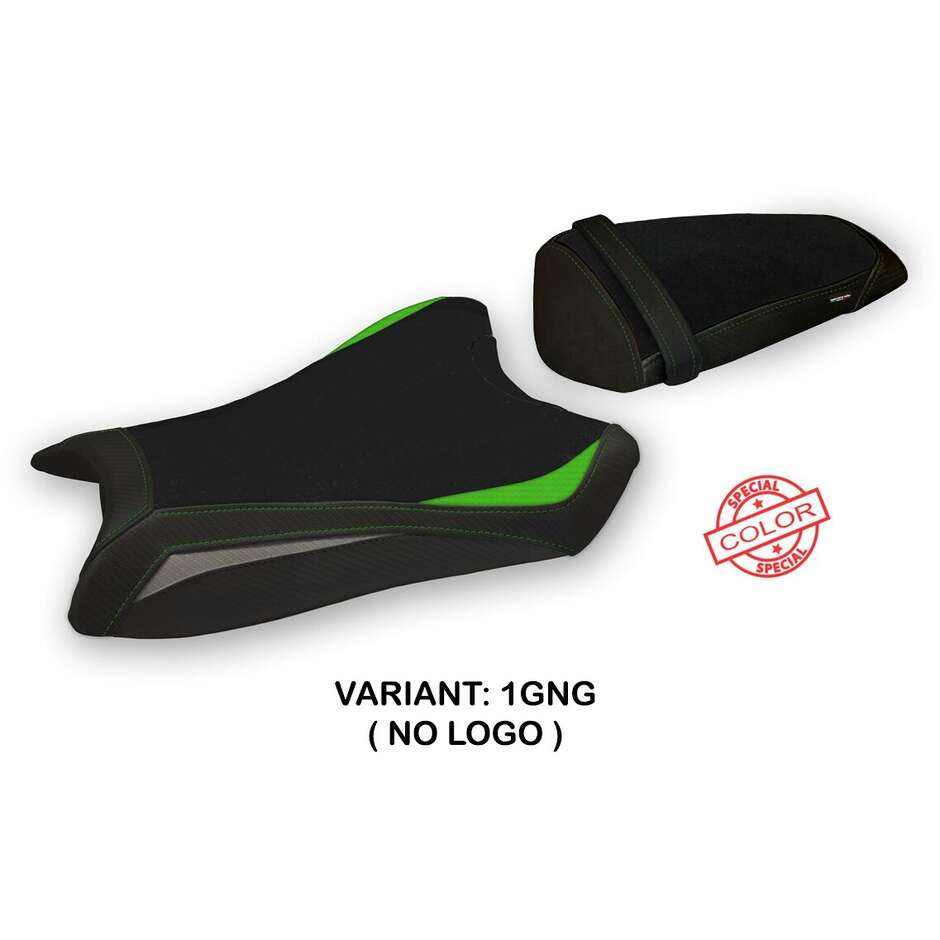 Housse de selle TPZ Italia spécifique pour Kawasaki Ninja ZX 10 R (modèles 2011-2015), coloris Indore Special.