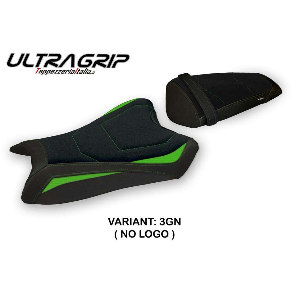 Housse de selle TPZ Italia spécifique pour Kawasaki Ninja ZX 10 R (modèles 2011-2015) Rasht Ultragrip