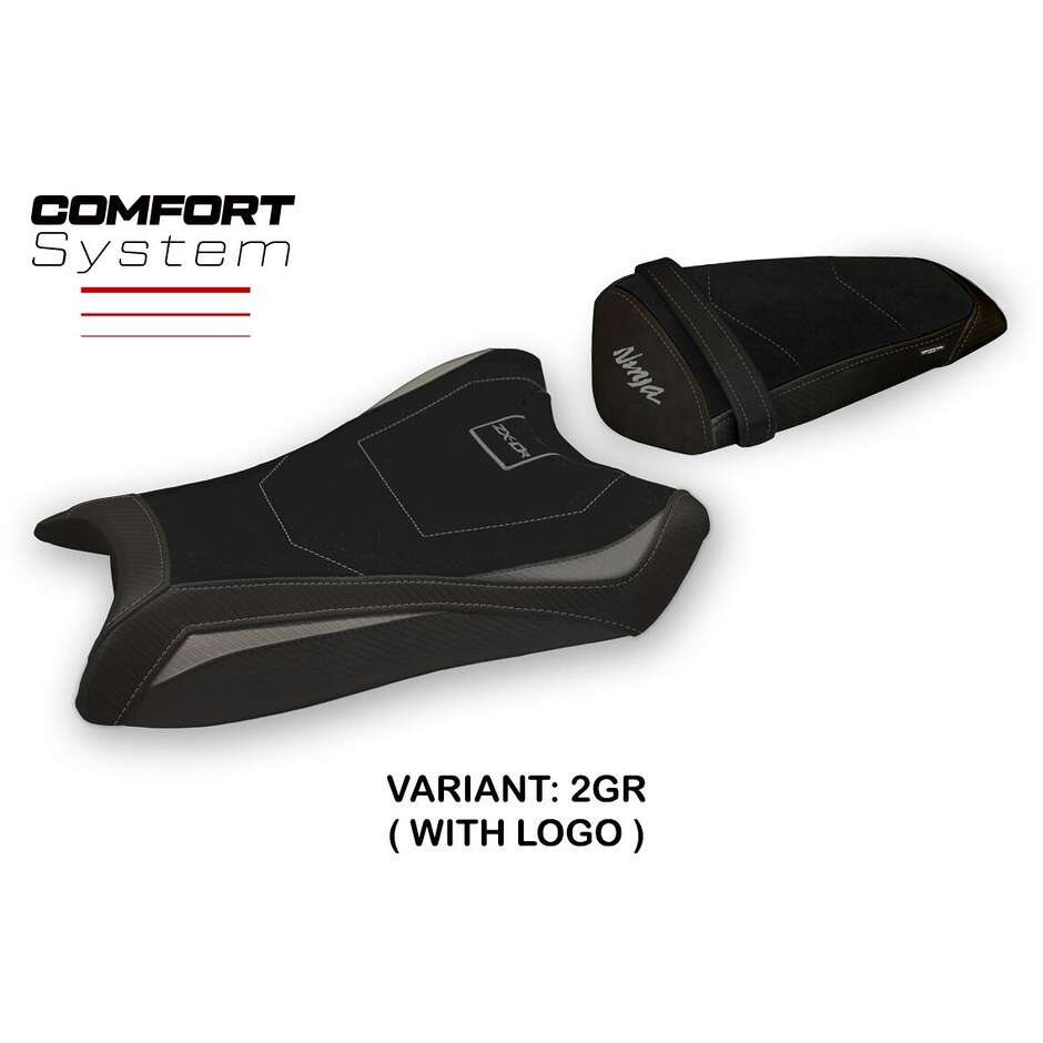 Housse de selle TPZ Italia spécifique pour Kawasaki Ninja ZX 10 R (modèles 2011-2015) - Système de confort Ca Mau