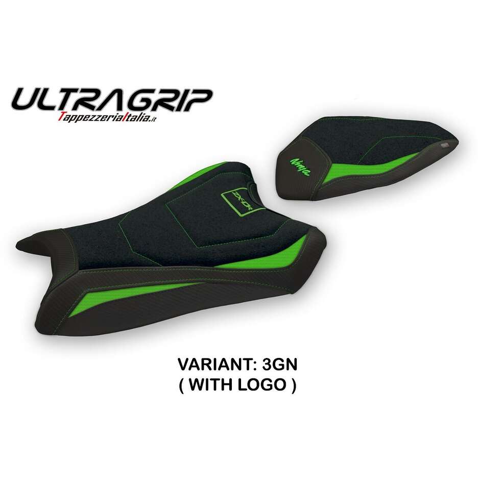 Housse de selle TPZ Italia spécifique pour Kawasaki Ninja ZX 10 R (modèles 2016-2020) Monroy Ultragrip