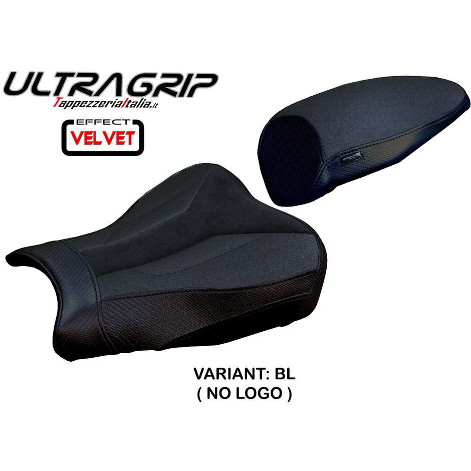 Housse de selle TPZ Italia spécifique pour Kawasaki Ninja ZX 25 R (modèles 2020-2025), en velours Hermes Ultragrip