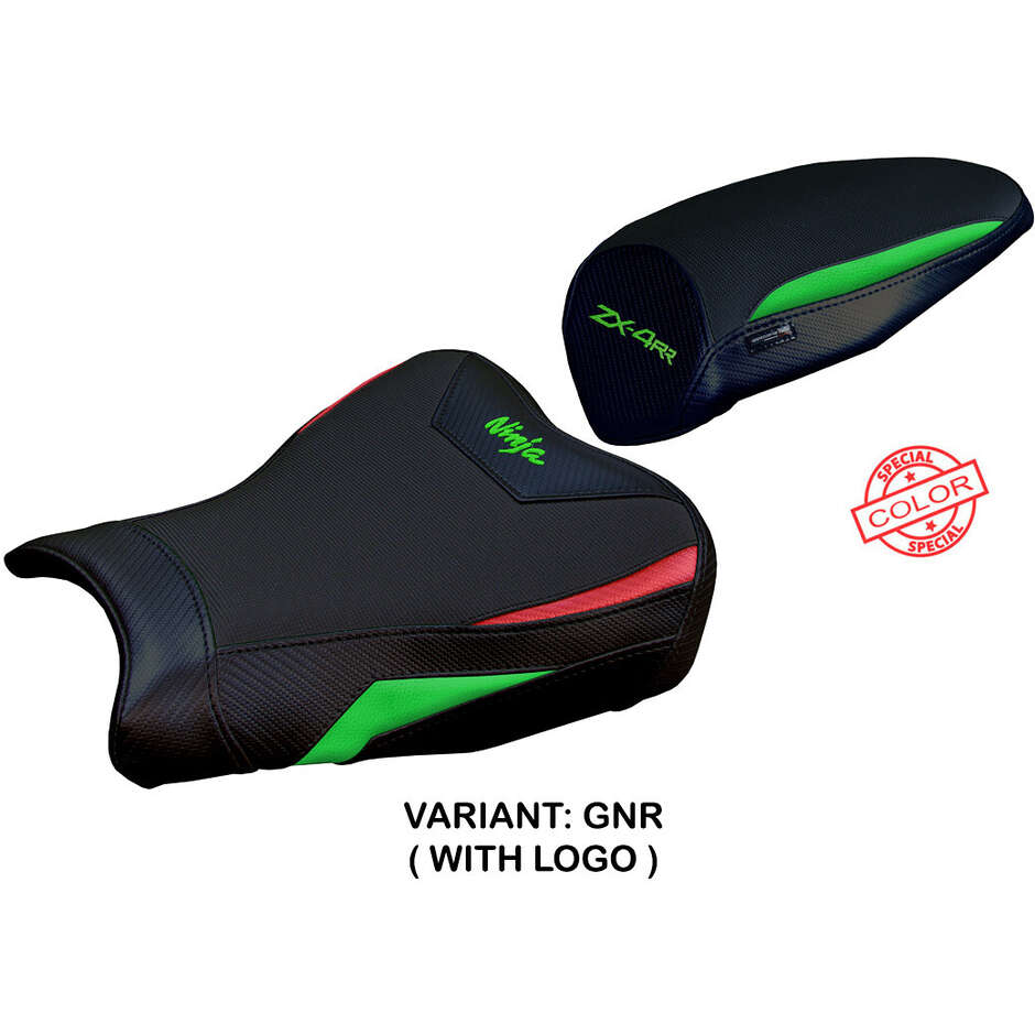 Housse de selle TPZ Italia spécifique pour Kawasaki Ninja ZX 4 RR 2023-2025 (modèle Muzy)
