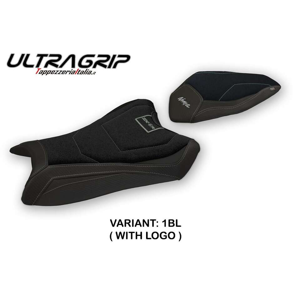 Housse de selle TPZ Italia spécifique pour Kawasaki Ninja ZX 6 R 2019-2025, modèle Tomar Ultragrip