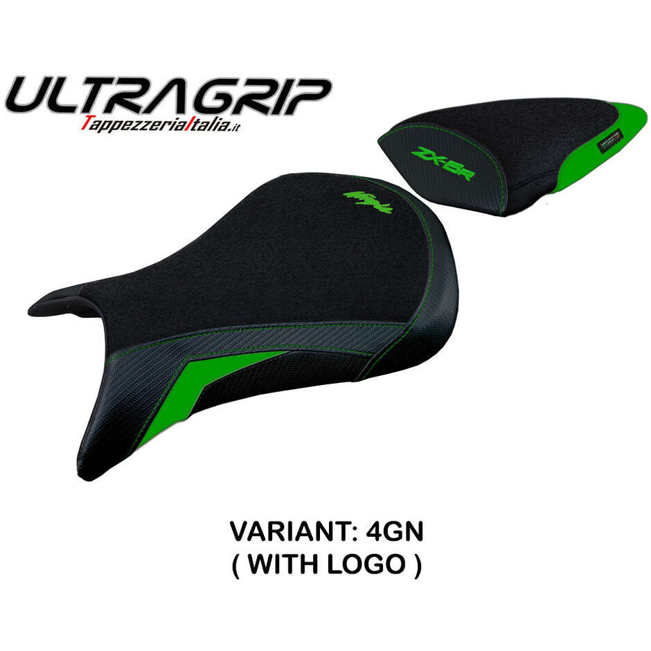 Housse de selle TPZ Italia spécifique pour Kawasaki Ninja ZX 6 R modèle 2005-2006 Juri Ultragrip