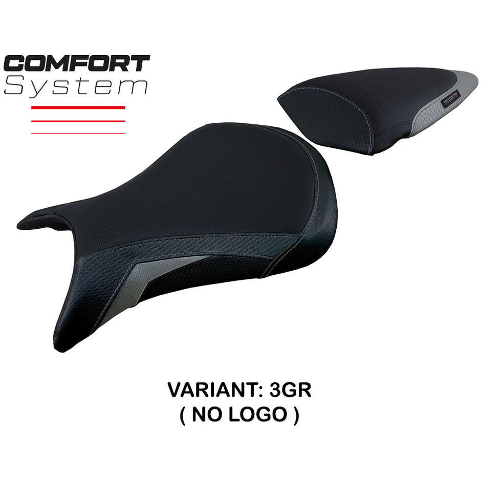Housse de selle TPZ Italia spécifique pour Kawasaki Ninja ZX 6 R modèle 2005-2006, système de confort Juri