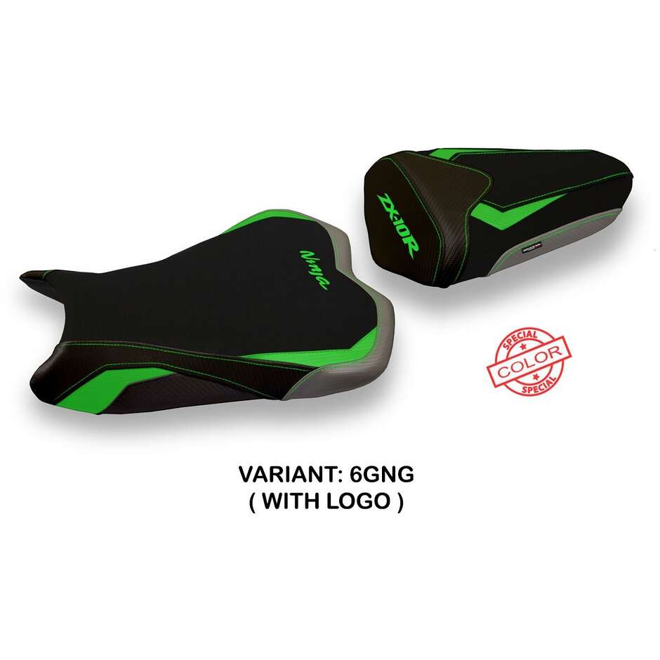 Housse de selle TPZ Italia spécifique pour Kawasaki Ninja ZX 6 R (modèles 2009-2012), coloris Sandy Special