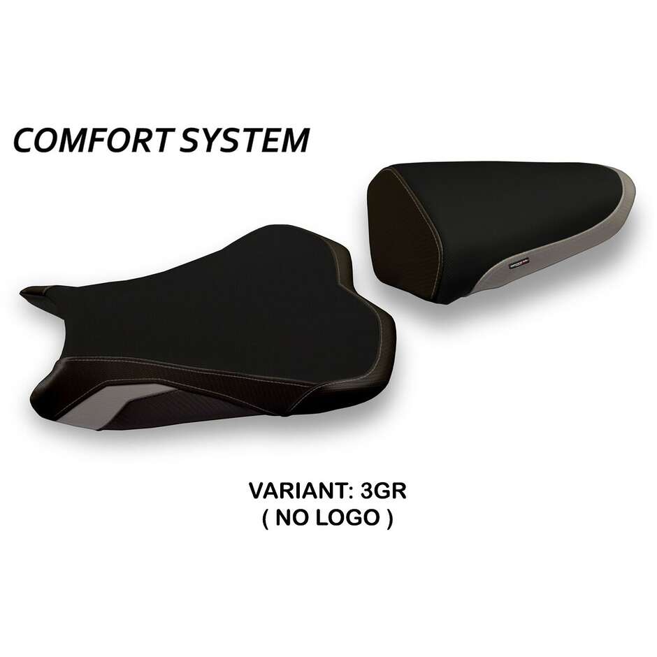 Housse de selle TPZ Italia spécifique pour Kawasaki Ninja ZX 6 R (modèles 2013-2018) avec système confort Luanda 2
