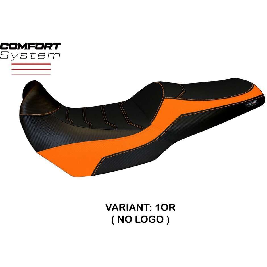 Housse de selle TPZ Italia spécifique pour Kawasaki Versys 1000 (modèles 2019-2024), système de confort Malay 1