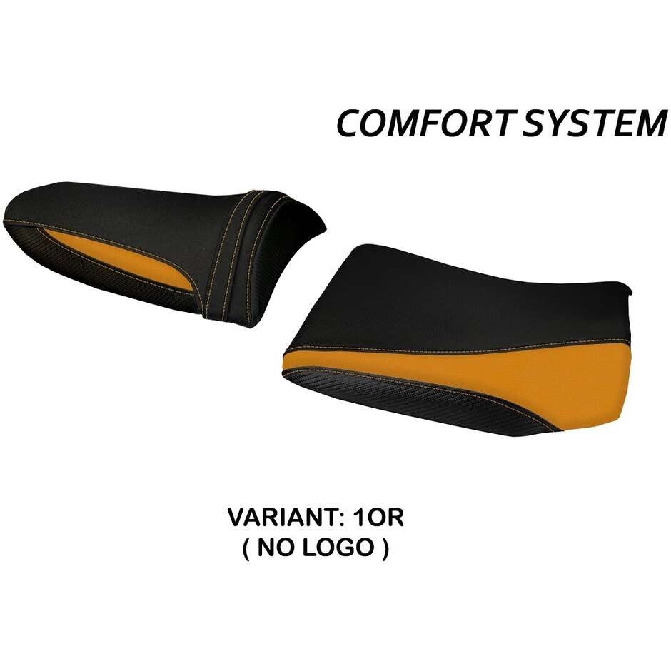 Housse de selle TPZ Italia spécifique pour Kawasaki Z 1000 (modèles 2003-2006), système confort Pozzuoli 1