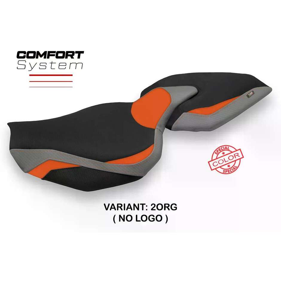 Housse de selle TPZ Italia spécifique pour Kawasaki Z 1000 (modèles 2014-2021) avec système de confort Ellos 1