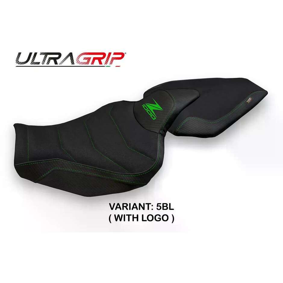 Housse de selle TPZ Italia spécifique pour Kawasaki Z 1000 (modèles 2014-2021) Hedemora 1 Ultragrip