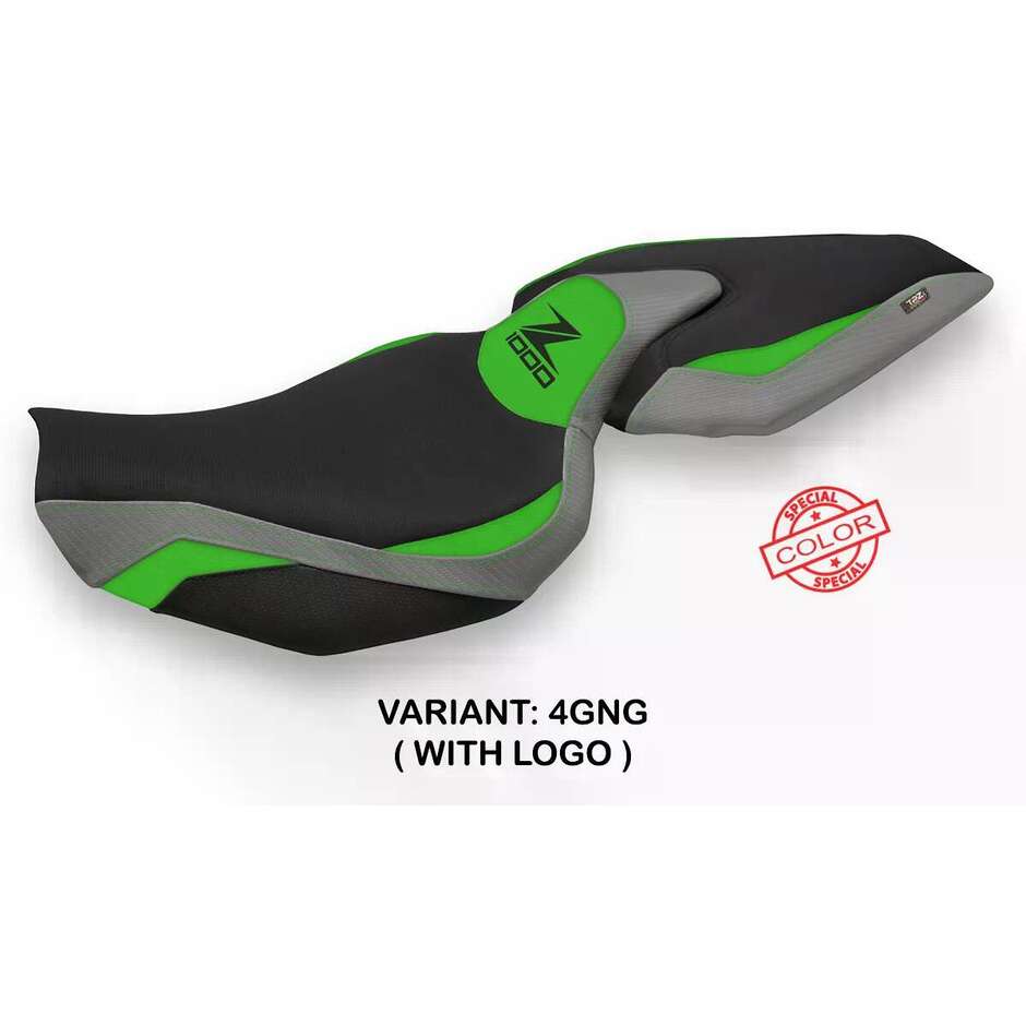 Housse de selle TPZ Italia spécifique pour Kawasaki Z 1000 (modèles 2014-2021) Mellby 1