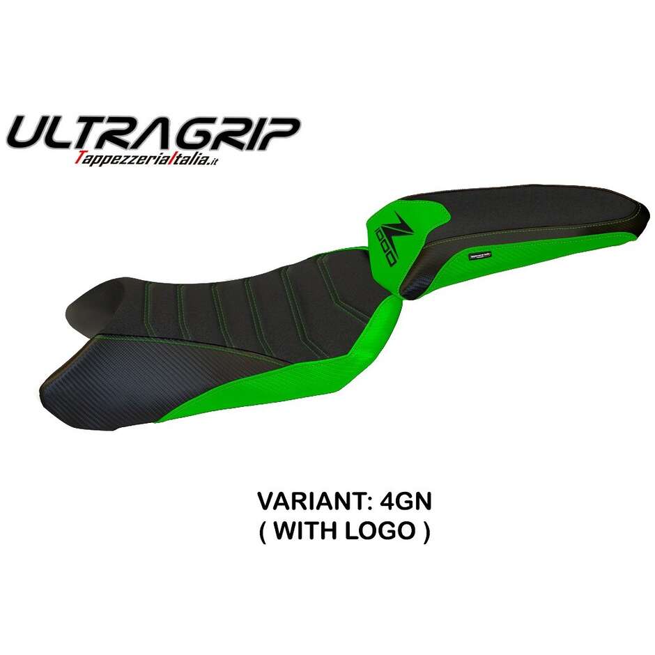 Housse de selle TPZ Italia spécifique pour Kawasaki Z 1000 SX 2011-2016, modèle Cosenza 1 Ultragrip