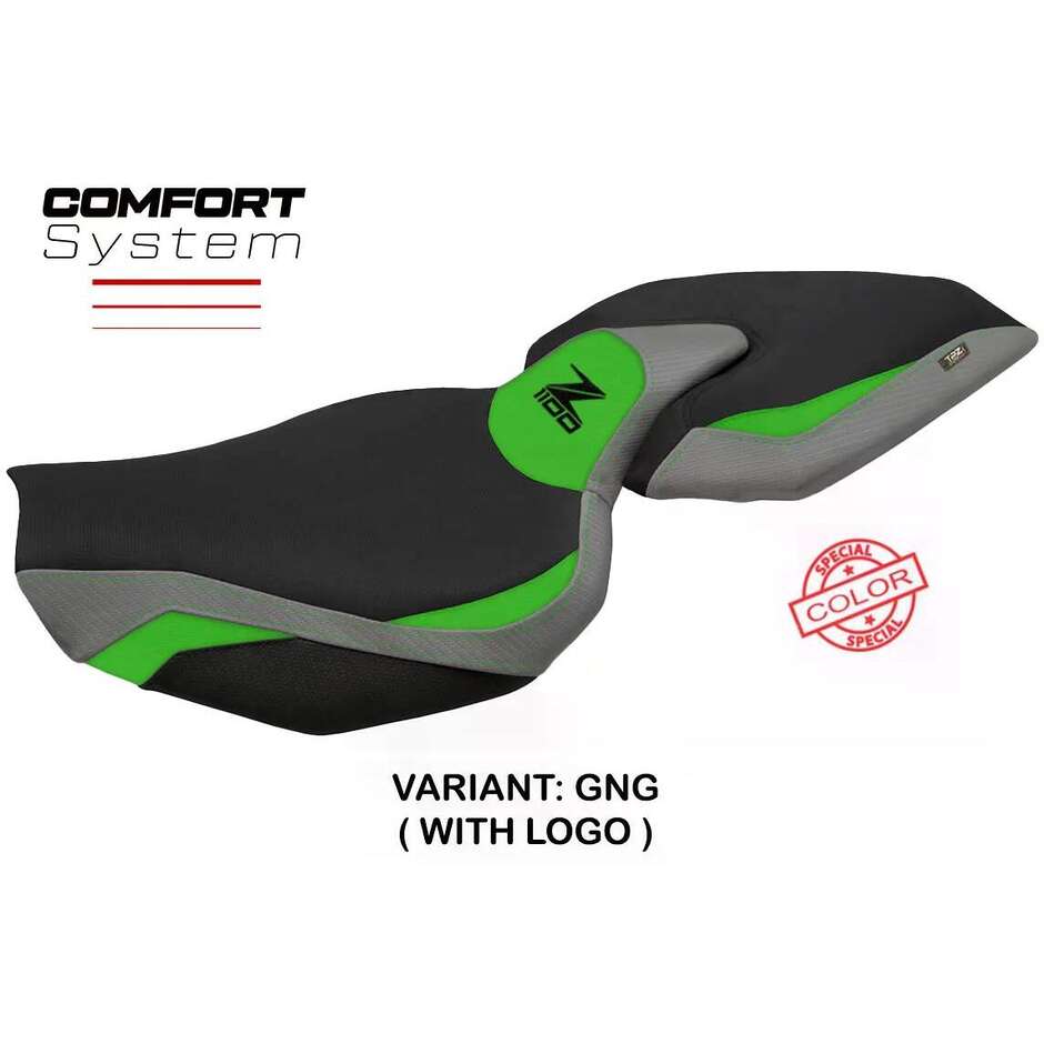 Housse de selle TPZ Italia spécifique pour Kawasaki Z 1100, modèle 2026, système de confort Sagat