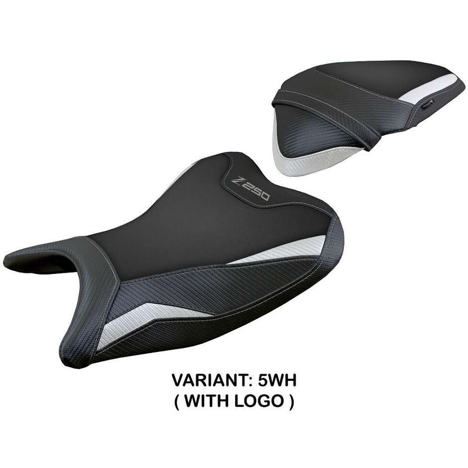 Housse de selle TPZ Italia spécifique pour Kawasaki Z 250 2019-2020, modèle Abrantes