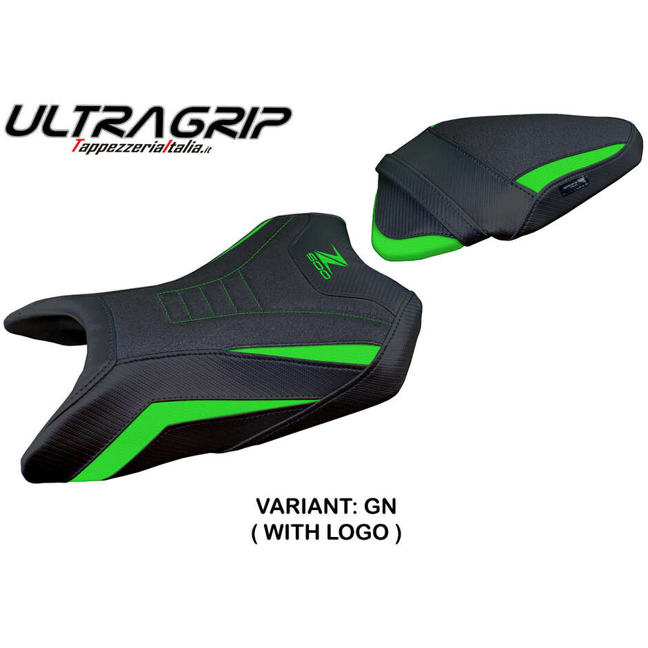 Housse de selle TPZ Italia spécifique pour Kawasaki Z 500 (modèles 2024-2025) Namur Ultragrip