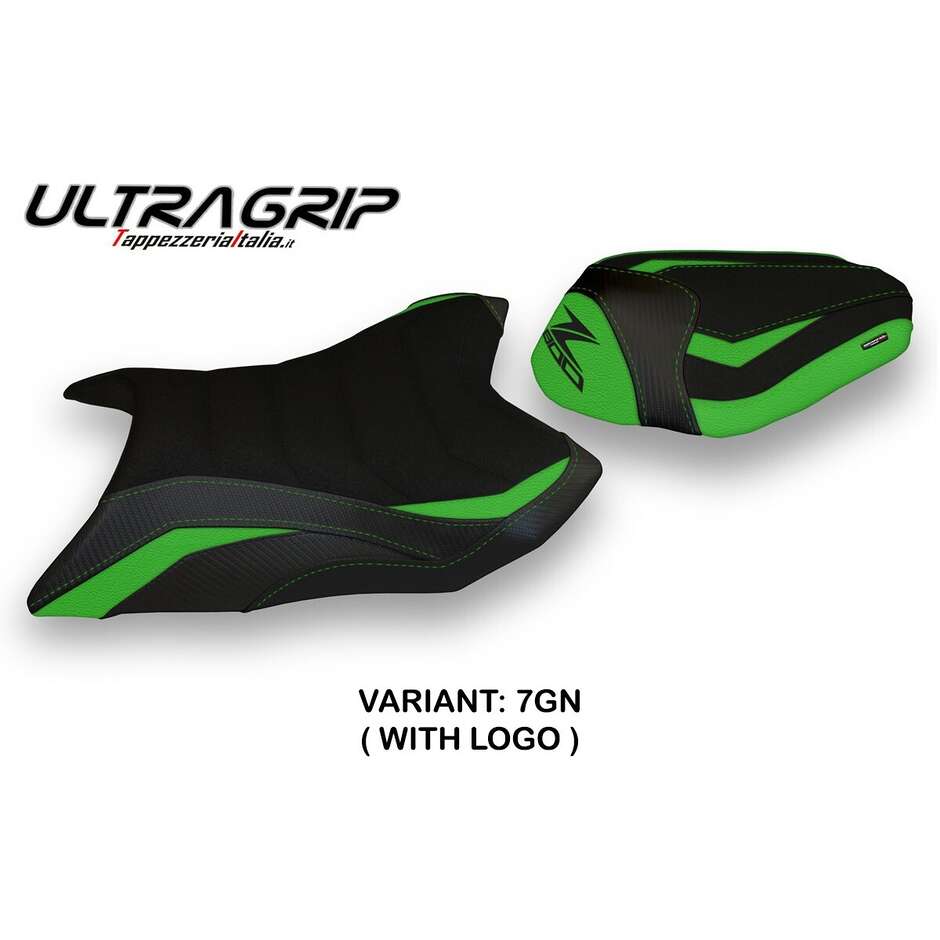 Housse de selle TPZ Italia spécifique pour Kawasaki Z 800 (modèles 2013-2016) Corizza 1 Ultragrip