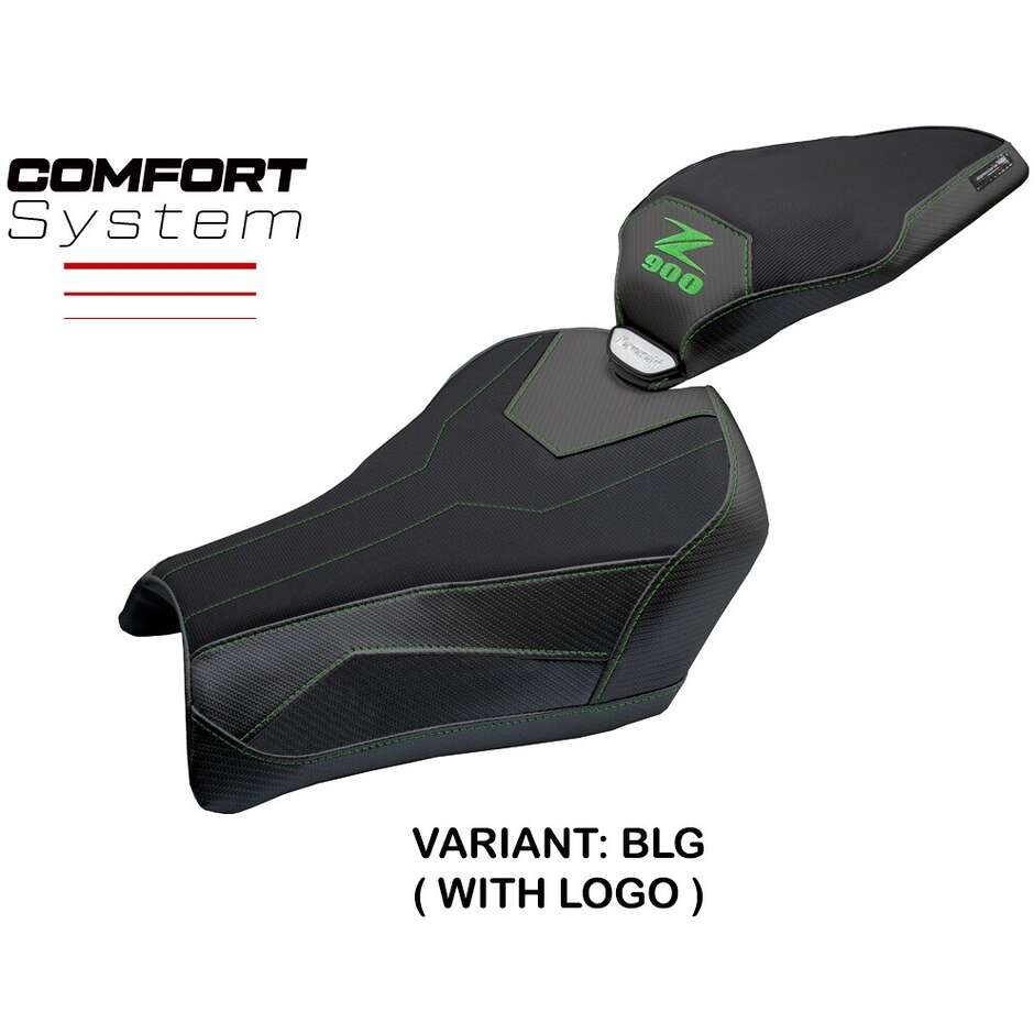 Housse de selle TPZ Italia spécifique pour Kawasaki Z 900, modèle 2025, système de confort Uchiko
