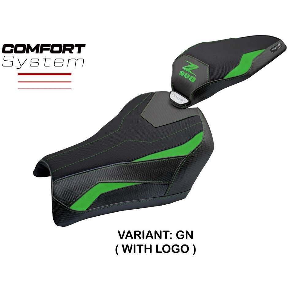 Housse de selle TPZ Italia spécifique pour Kawasaki Z 900, modèle 2025, système de confort Uchiko