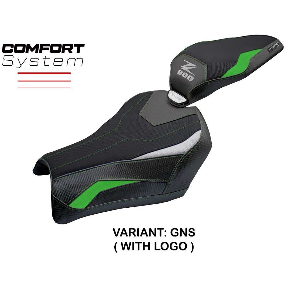 Housse de selle TPZ Italia spécifique pour Kawasaki Z 900, modèle 2025, système de confort Uchiko