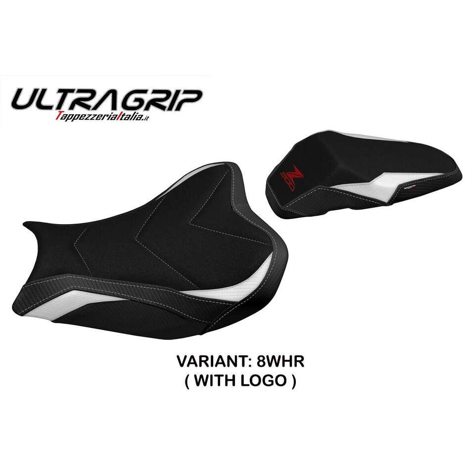 Housse de selle TPZ Italia spécifique pour Kawasaki Z 900 (modèles 2017-2024) Shara 1 Ultragrip