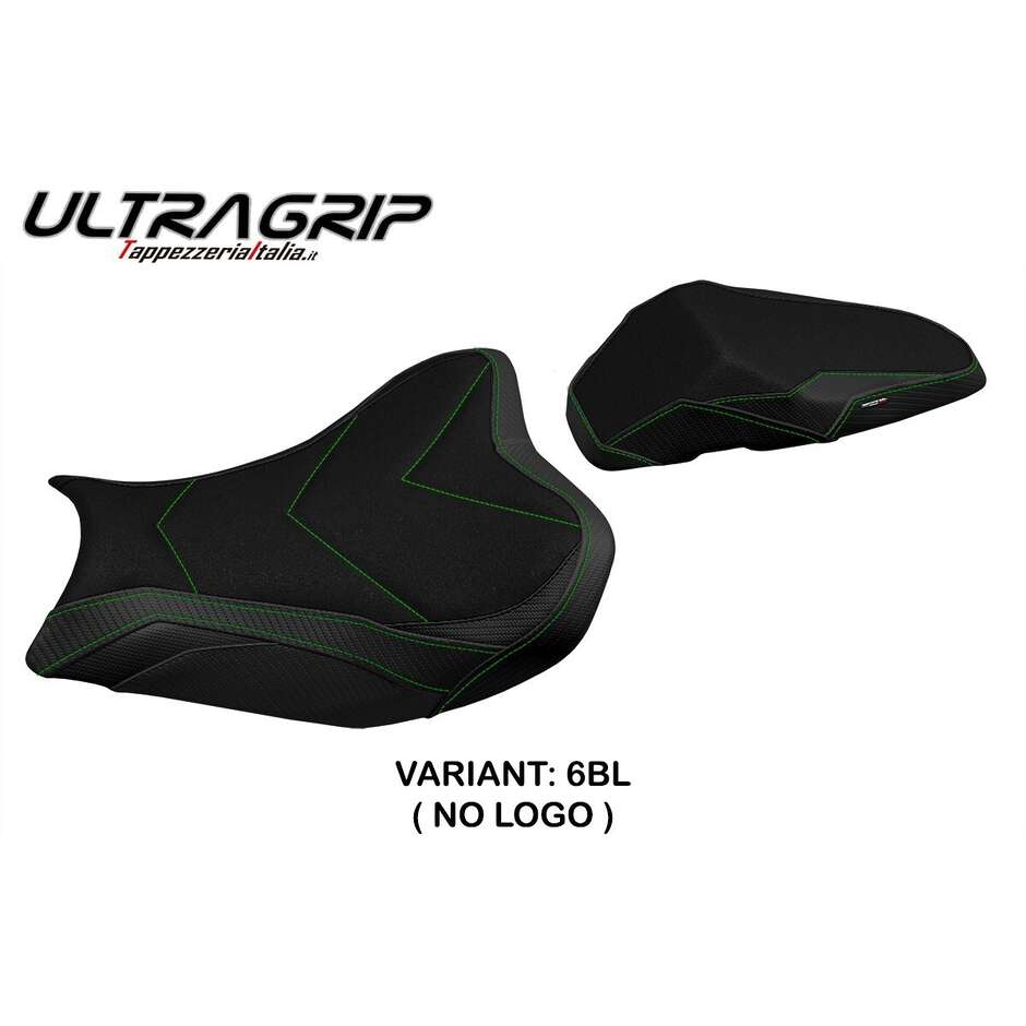 Housse de selle TPZ Italia spécifique pour Kawasaki Z 900 (modèles 2017-2024) Shara 1 Ultragrip