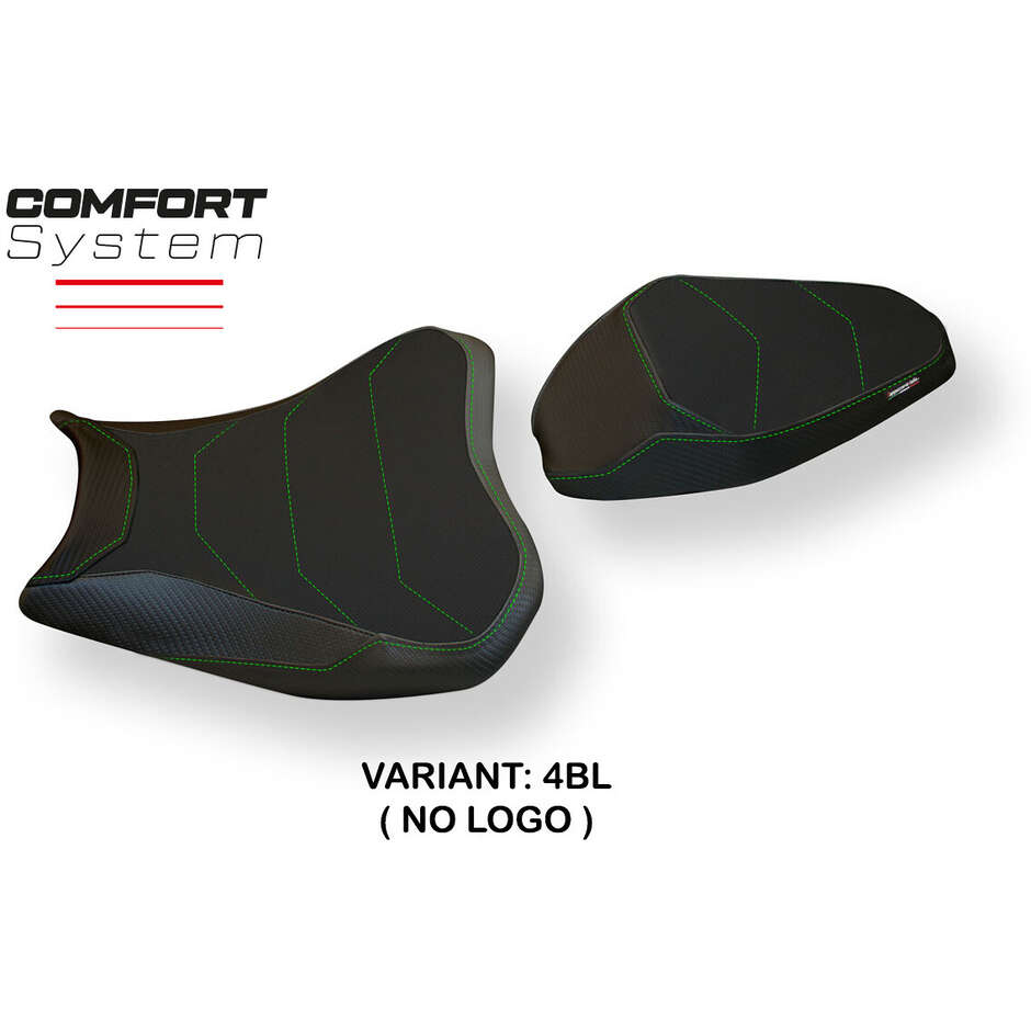 Housse de selle TPZ Italia spécifique pour Kawasaki Z 900 (modèles 2017-2024), système de confort Bran 3