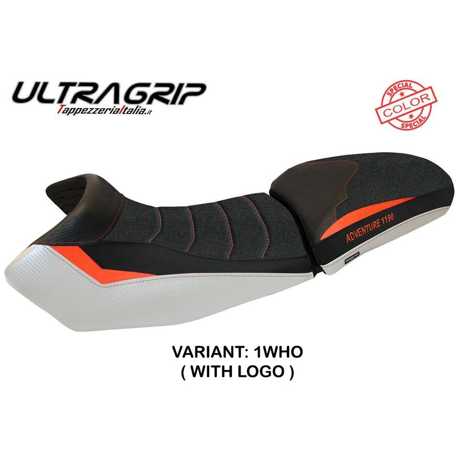 Housse de selle TPZ Italia spécifique pour KTM 1190 Adventure (modèles 2013-2016), coloris Fasano Special Ultragrip