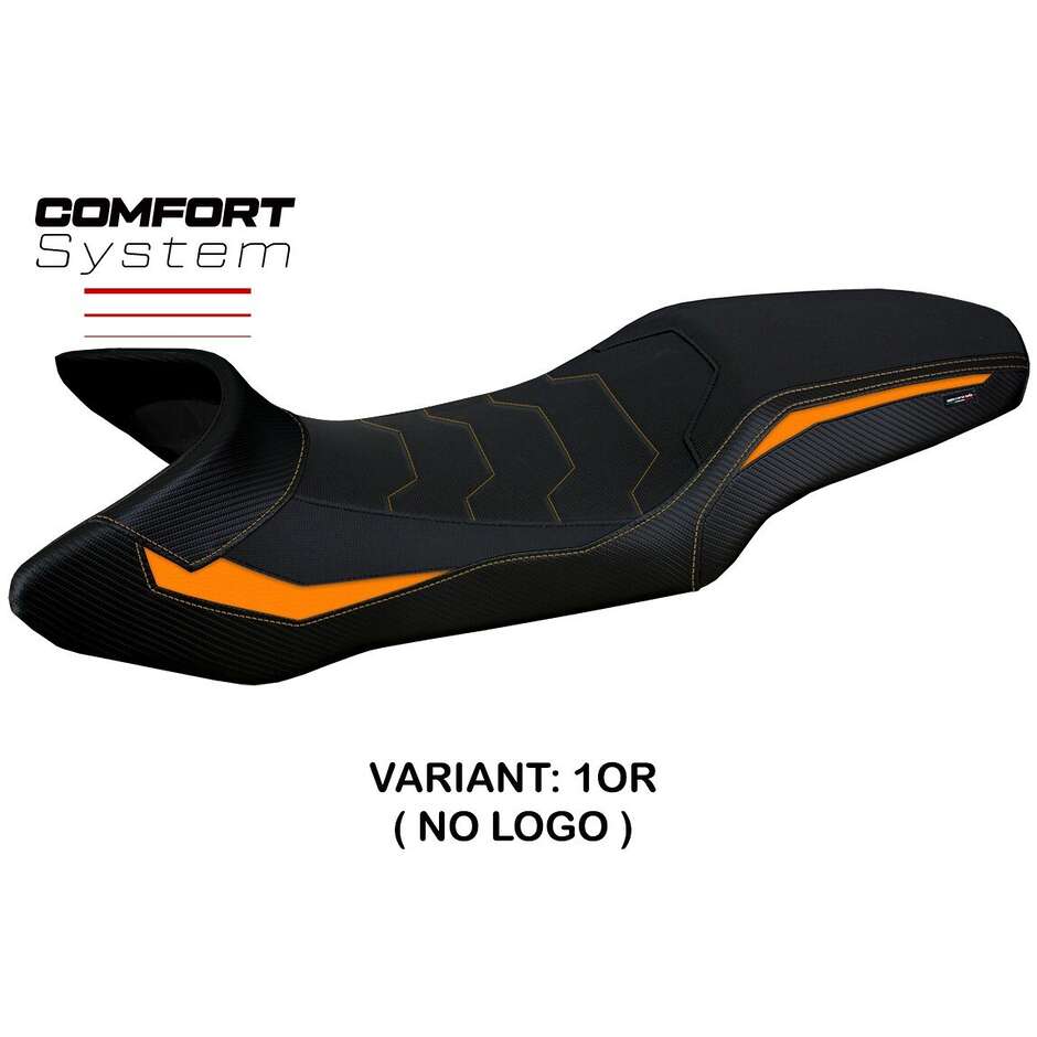 Housse de selle TPZ Italia spécifique pour KTM 1290 Super Adventure R (modèles 2021-2023) - Système de confort Erice